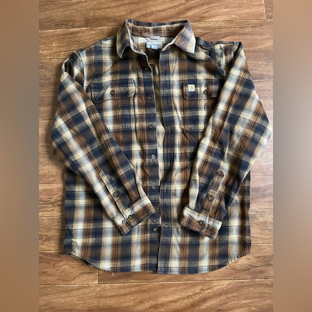 Heavyweight carhartt flannel men’s M